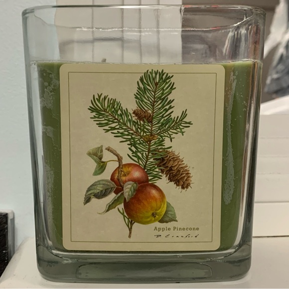 FLASHPOINT CANDLE “Apple Pinecone” 2-WICK SOY CANDLE IN GLASS! Hand Poured USA - Picture 2 of 9